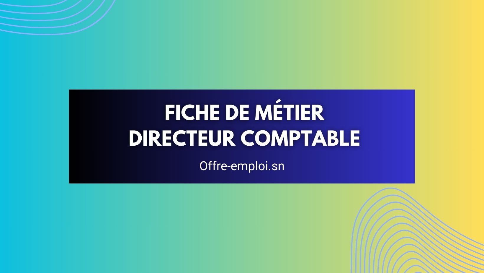 Directeur comptable fiche de métier compétences et formations