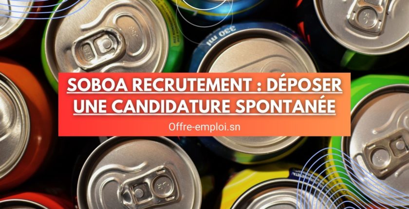 Soboa recrutement