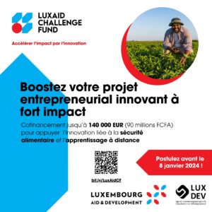 Financement LuxAid Challenge Fund pour les entrepreneurs