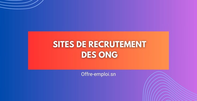 Sites de recrutement des ONG